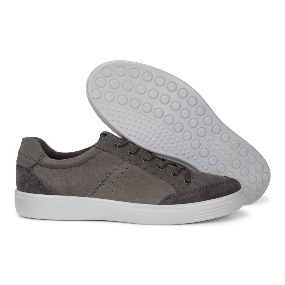 ECCO Mens Sneakers Dark Grey - Soft Classic - LQW-730491